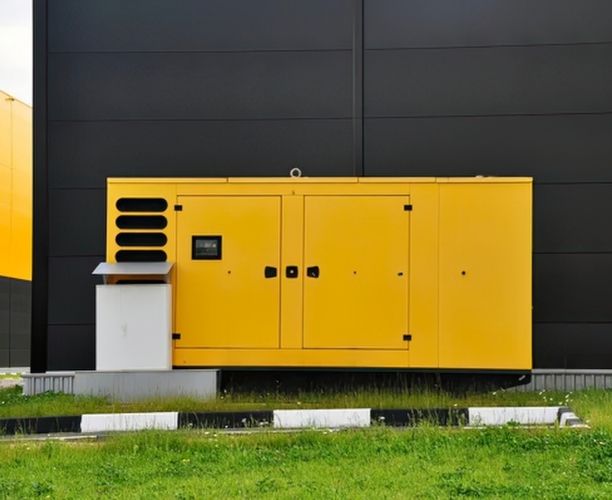 commercial generator installation